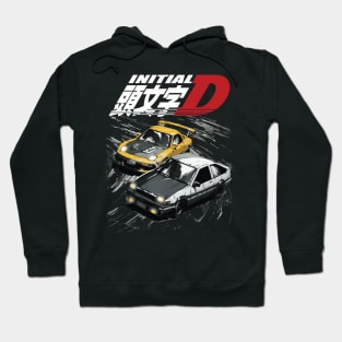 86 takumi vs keisuke FD initial D Hoodie